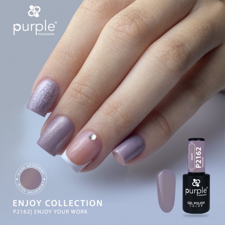 enjoy collection P2162 purple fraise nail shop