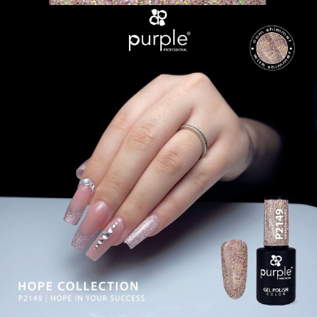 hope collection P2149 purple fraise nail shop