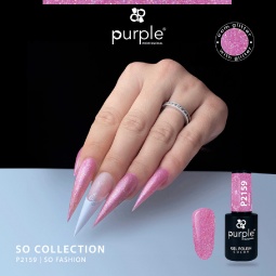 so collection P2159 purple fraise nail shop