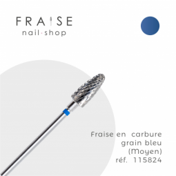 fraise en carbure grain bleu 115824 fraise nail shop