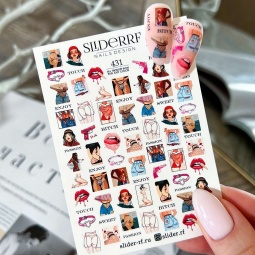 sticker sliderRF fraise nail shop 431