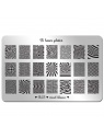 plaque stamping B loves plates B03 fraise nail shop