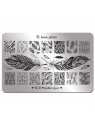 plaque stamping B loves plates B08 fraise nail shop
