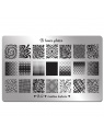 plaque stamping B loves plates B12 fraise nail shop