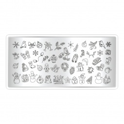 mini plaque stamping taki da holiday 02 fraise nail shop