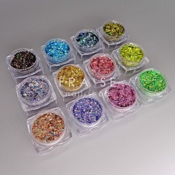 Set de Paillettes - 12 Pots