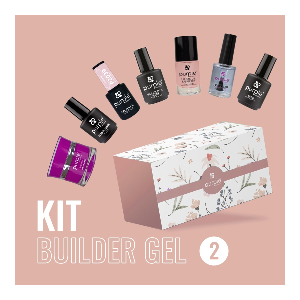 kit builder gel 2 fraise nail shop