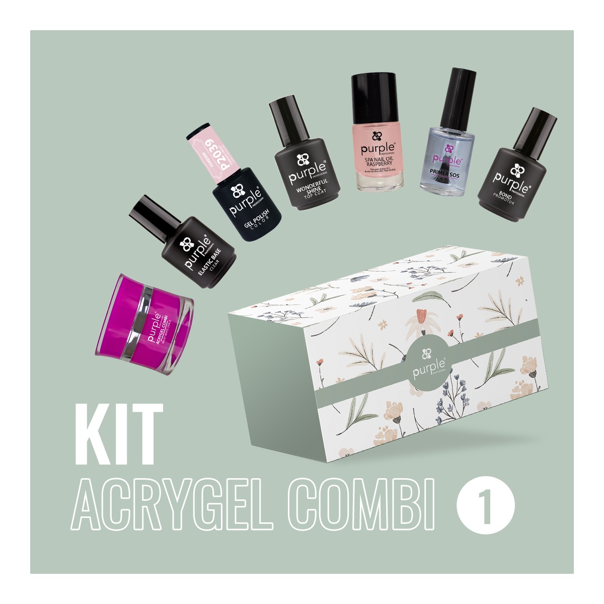 kit acrygel 1 fraise nail shop