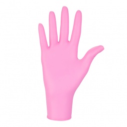 gants nitrile roses fraise nail shop